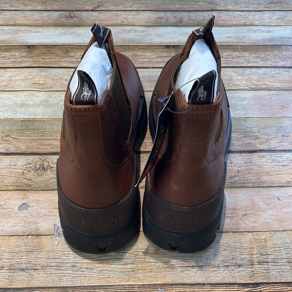 Polo Ralph Lauren Men's Oslo Chelsea Boots NWT - Picture 4 of 5